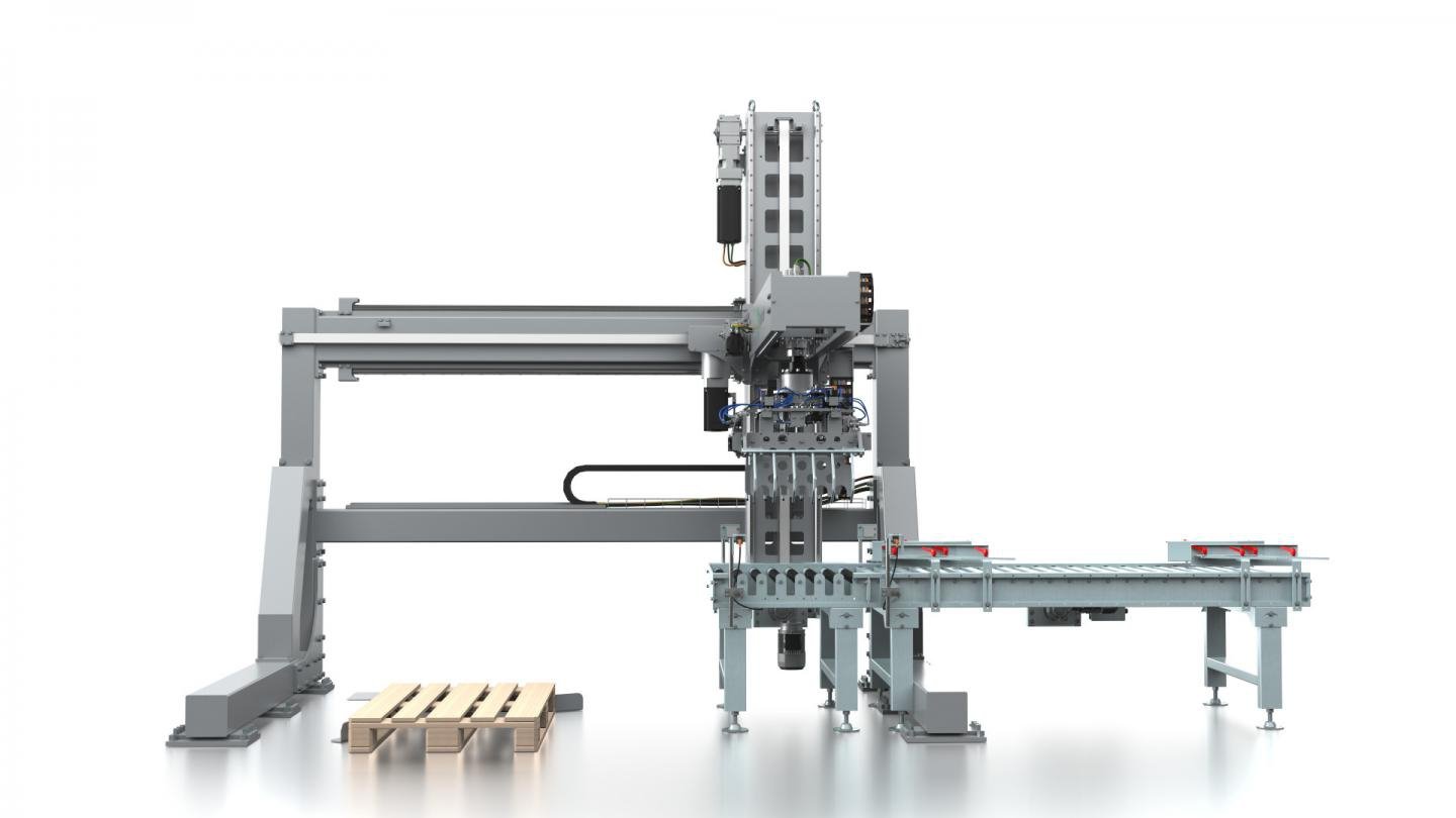 robot pallettizzatore per sacchi